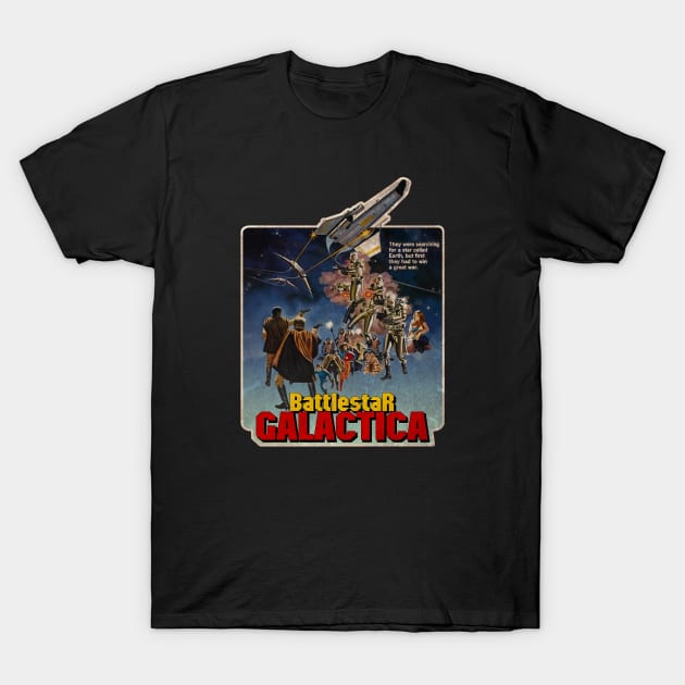 battlestar galactica vintage T-Shirt by ernestbrooks